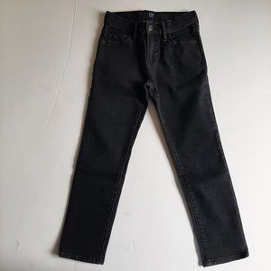 Gap Boy's Regular Slim Black Wash Jeans